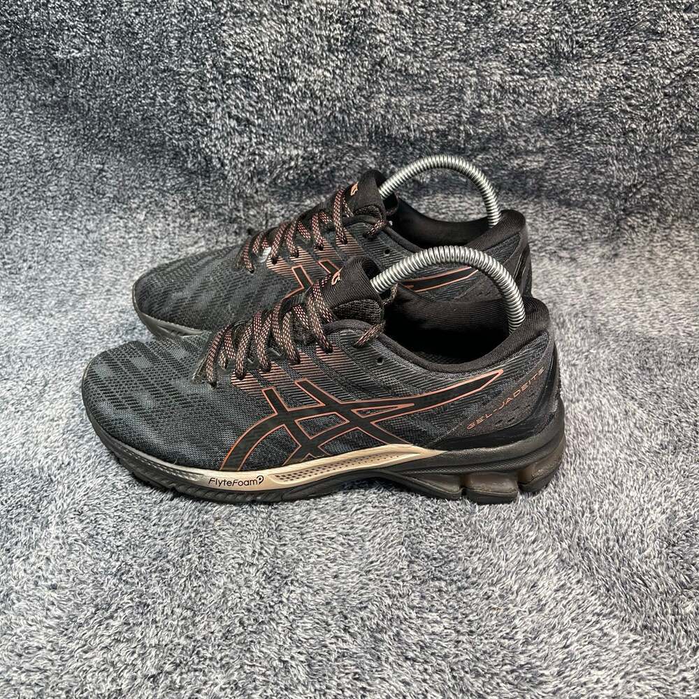 Asics Gel-Jadeit Black Rose Gold Running Shoes Size 8.5 Womens